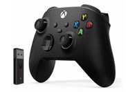 Original Xbox Wireless Controller + Wireless Adapter for Windows 10 11 Android iOS - Carbon Black (Microsoft XBOX Series X|S, XBOX One, PC)