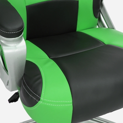 Pgcgrb   playmax gaming chair green black %286%29