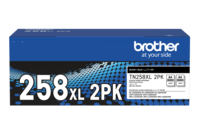 Brother TN258XLBK2PK Black Toner 2-Pack