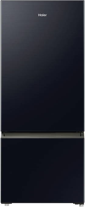 Hrf420bec   haier 433l botom mount fridge freezer black %281%29