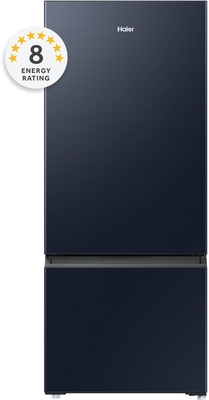 Hrf420bec   haier 433l botom mount fridge freezer black %282%29
