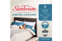 Sunbeam Sleep Perfect Antibacterial Electric Blanket Single