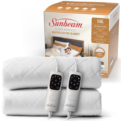 Blq6481   sunbeam sleep perfect quilted electric blanket super king %283%29