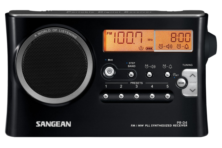 Prd4b sangean portable radio black %281%29