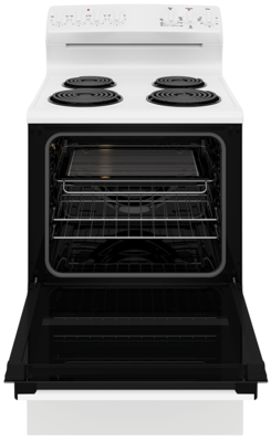 Wle624wc   westinghouse 60cm white electric freestanding cooker with 4 zone coil cooktop %282%29