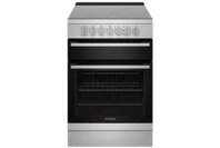 Westinghouse 60cm freestanding electric oven and ceramic cooktop, stainless steel