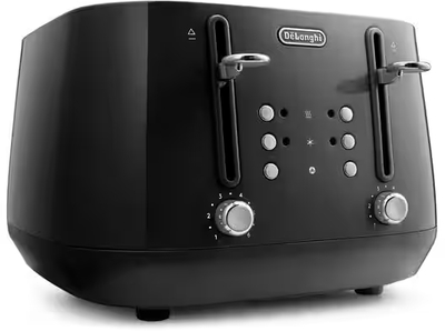 Cty4003bk   delonghi eclettica 4 slice bold black toaster %283%29