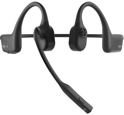 C110 ac bk   shokz opencomm 2uc bone conduction wireless open ear headset with usb c dongle %282%29