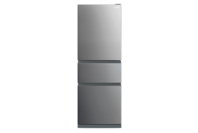 Mitsubishi 363L Bottom Mount Multi-Drawer Fridge - Right Hinge - Silver