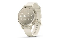 Garmin Lily 2 Active Cream Gold with Bone Silicone Band