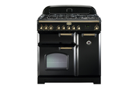 Falcon Classic 90 Deluxe Black Brass - Dual Fuel/Gas