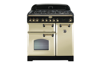Falcon Classic 90 Deluxe Cream Brass - Dual Fuel/Gas