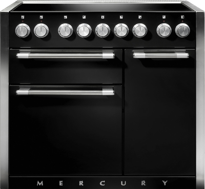 Rs16807 mercury 1000 induction in matt black with polished stainless steel trim