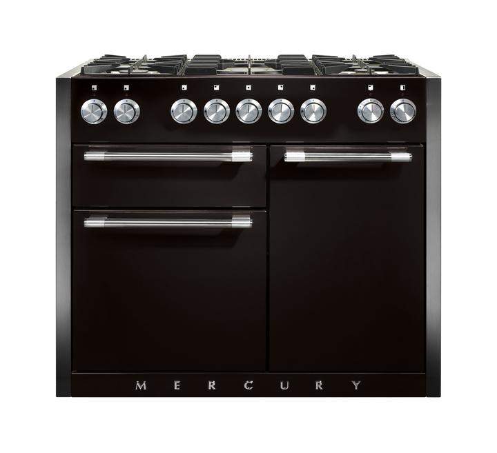 Rs16811 mercury 1082 dual fuel in matt black with polished stainless steel trim