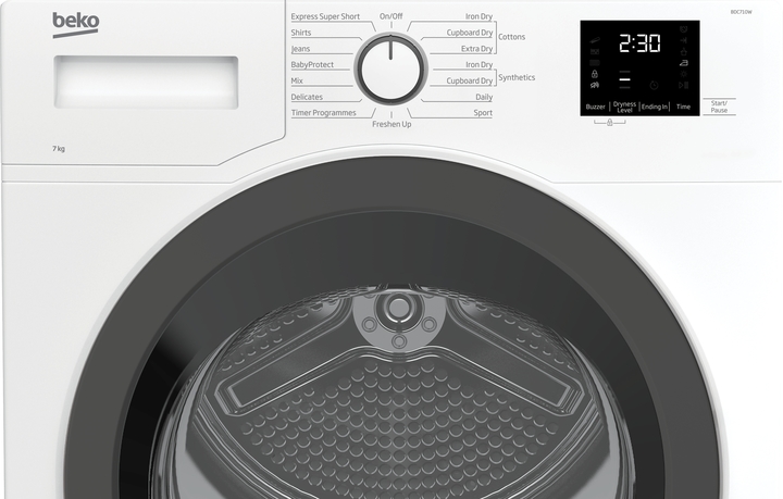 Bdc710w   beko 7kg sensor controlled condensor dryer %283%29