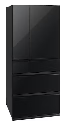 Mr wx700c b a mitsubishi electric 700l multi drawer french door fridge   diamond black %282%29