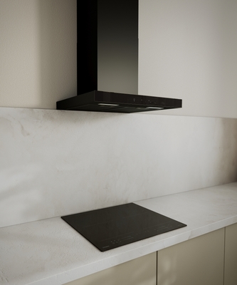 Hc60bmb2   haier 60cm 600 series box chimney wall rangehood black %282%29