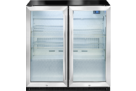 Artusi Double Door Sheltered Outdoor Refrigerator Stainless Steel