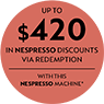 $420 Nespresso Offer